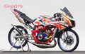 Demi Gaya Racing Look, Ninja 150RR Ini Rela Ganti Tulang Belakang