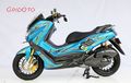 Yamaha NMAX Pemenang Best Airbrush di Balikpapan Pilih Konsep Tribal 3D