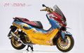 Yamaha NMAX Romantis, Rayu Istri Beri Airbrush Tema Rama dan Shinta
