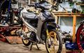 Gokil!!! Motor Bebek Sekelas Honda Supra X Aja Pakai Upside Down