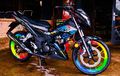 Nano-nano! Honda Sonic 150R Makin Asyik Dikasih Pelek Warna-warni