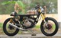 Motor 2-Tak Galak: Yamaha RX-Z Disulap Jadi Cafe Racer, Bodinya Besi Semua