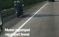 Honda Vario Nyelonong ke Jalan Tol, Jalan Serasa Milik Berdua