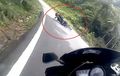 Video Yamaha R15 Terjatuh, Pengendara Lagi Asik -Asik Cornering