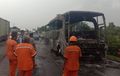 Bus Pariwisata Tinggal Kerangka, Sopir Curiga Indikator Aki Nyala
