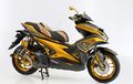 Modifikasi Yamaha Aerox Jadi Lebih Elegan Dengan Tema Black Gold