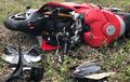  Kecelakaan di Sentul, Begini Kondisi Ducati Panigale Tunggangannya