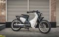 Mau Tampil Beda, Super Cub Coba-coba Gaya Bobber Jadinya Bobber Cub