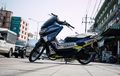 Yamaha NMAX Gambot Ditopang Ban Cacing, Tapi Tengok Merek Peleknya