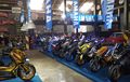 Customaxi Denpasar Banjir Kreasi, Penuh Motor Modif Khas Pulau Dewata