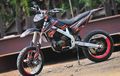 Kawasaki D-Tracker 150 Berubah Supermoto, Kaki-kaki Bikin Ngiri