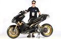 Bikin Tren Baru, Ini Yamaha Aerox Dengan Knalpot Undertail Ala Motor MotoGP