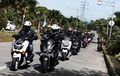 Serunya Jurnalis Penunggang Maxi Yamaha Jajal Ban Baru ke Bogor