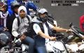 Pembonceng Nggak Pakai Helm Kena Tegur CCTV, Bengong Dikasih Puisi