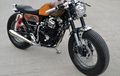 Yamaha Scorpio Dimodif Cafe Racer, Jack Sparrow Jadi Inspirasinya
