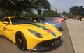 Sejumlah 38 Unit Ferrari, Lakukan Touring Lewati Tol Trans Jawa