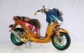 Yamaha Lexi 2018 Mencolok, Motif Dayak Terlihat Hidup