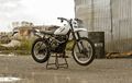 Garang Banget, Modifikasi Scrambler Dari Basis Motor Trail Yamaha
