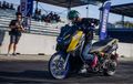 Si Bongsor XMAX Pede Ikut Drag Bike, Catatan Waktunya Bikin Lawan Merinding