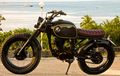 Tua-tua Keladi, Honda CG125 Brat Tracker yang Selalu Siap Main Tanah