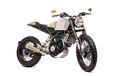 Sangar!!! KTM Duke 200 Scrambler Steampunk, Bodinya Stainless Steel