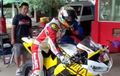 Mantap! M. Fadli Gas Pol Honda CBR600RR Versus Yamaha R1M di Sentul
