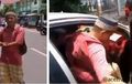 Terciduk! Video Pengemis Minta Uang ke Pemotor Pulang Bawa Toyota Vios