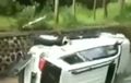 Video Pajero Nyemplung ke Sungai, Sempat Halangi Ambulans dan Serempet Motor
