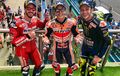 Waspada! Valentino Rossi dan Andrea Dovizioso 'Sepaham' Pengin Jegal Marc Marquez
