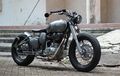 'Momot': Si Royal Enfield 500 Bertampang Bobber Ala Perang Dunia II
