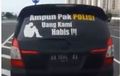 Kijang Innova Berstiker Sindiran Ditilang, Pengemudi Terancam Sanksi Pidana Umum