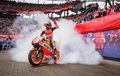 Marc Marquez Bikin Geger Satu Stadion Sepak Bola, Aksi Burn-out Jadi Tontonan