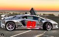 Lamborghini Aventador Pakai Baju Hologram, Dipadu Warna Ungu, Bikin Silau