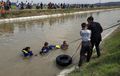 Honda BeAT Kecebur Saluran Irigasi, Motornya Ketemu, Korbannya Hanyut 3 Kilometer