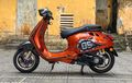 Vespa Sprint 125 Jadi 'Matre', Bodi Kena Sentuhan Elegan, Part-part Minta Yang Mewah