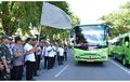 Mantap Nih! 39 Armada Bus dilepas Sekdaprov Sulteng Untuk Mudik Lebaran Idul Fitri