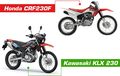 Komparasi Spesifikasi Motor Baru Kawasaki KLX 230 VS Honda CRF230F 2019, Penasaran?