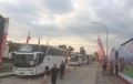 Astra Motor Jateng Sambut Rombongan Mudik Balik Bareng Honda di Kota Solo, Total 18 Bus!