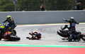 Jadi Korban Crash Jorge Lorenzo di MotoGP Catalunya, Valentino Rossi Alami Cedera