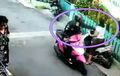 Bukan Aksi Mesum, Polisi Ungkap Hal yang Dilakukan Pengendara Honda BeAT Pink Ini