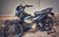 Suzuki Satria F150 Ganti Grafis, Tampilannya Jadi Sporty Habis