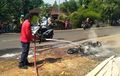 Saat Ingin Diservis, Honda BeAT Mengeluarkan Api dan Ludes Terbakar, Ini Kronologinya