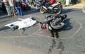 Tiga Motor Satu Truk Terlibat Kecelakaan, Satu Orang Meninggal Dunia