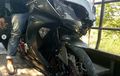 Kawasaki Ninja 250 Muka Belepotan, Diduga Habis Crash, Ban Cacing Kena Nyinyir Netizen