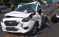 Kijang Innova, Datsun GO Bonyok Diseruduk Bus Damri, Korban Bertambah, Sopir Bus Menghilang