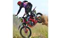 Tragis, Karena Salah Pakai Helm, Biker Motor Trail Meregang Nyawa
