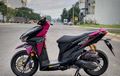 Honda Vario Black-Pink Racing, Kelihatan Feminim Tapi Juga Sporty