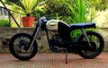 Cafe Racer Nyentrik dari Honda CD100, Garpu Depan Paling Menarik