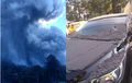 Breaking News! Gunung Tangkuban Perahu Erupsi, Abu Vulkanik Selimuti Avanza Sampai Jazz