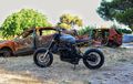 Honda NX650 Dominator ala Mad Max, Garpu Depan Pinjam Punya KTM